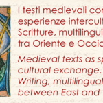 I testi medievali come terreno di esperienze interculturali: giornata di studi – 21 maggio 2024